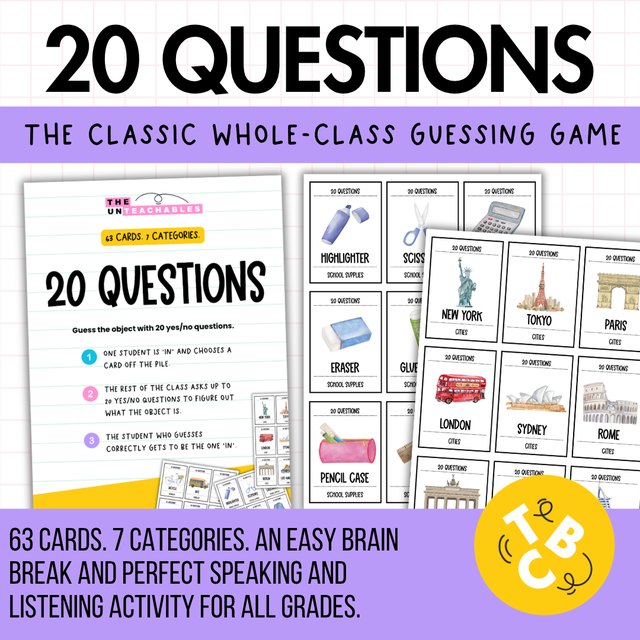 20 Questions cover