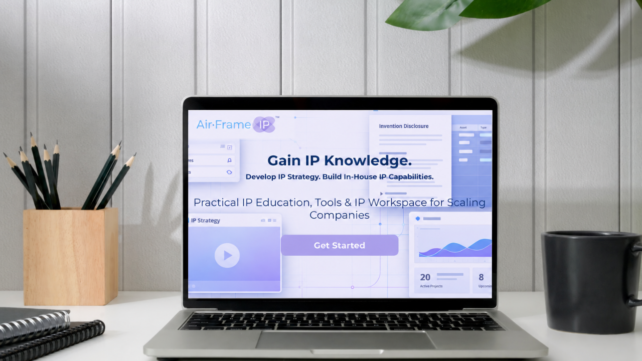 AirFrameIP intellectual property education platform featured in AccelerateIP interview
