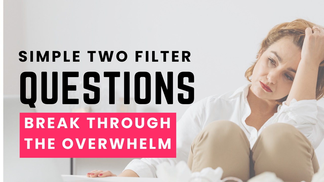 Change Anchor -The Breakthrough Filter: Two Questions