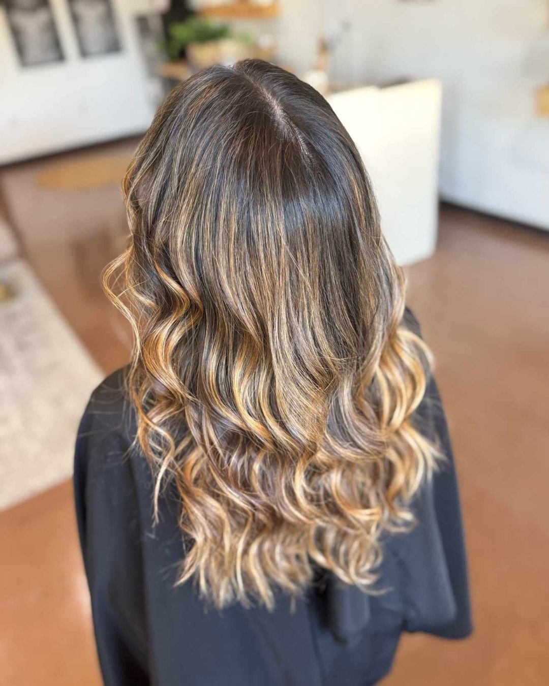 After: Mariel F. caramel balayage