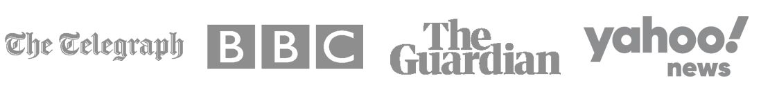 The Telegraph, BBC, The Guardian and Yahoo News