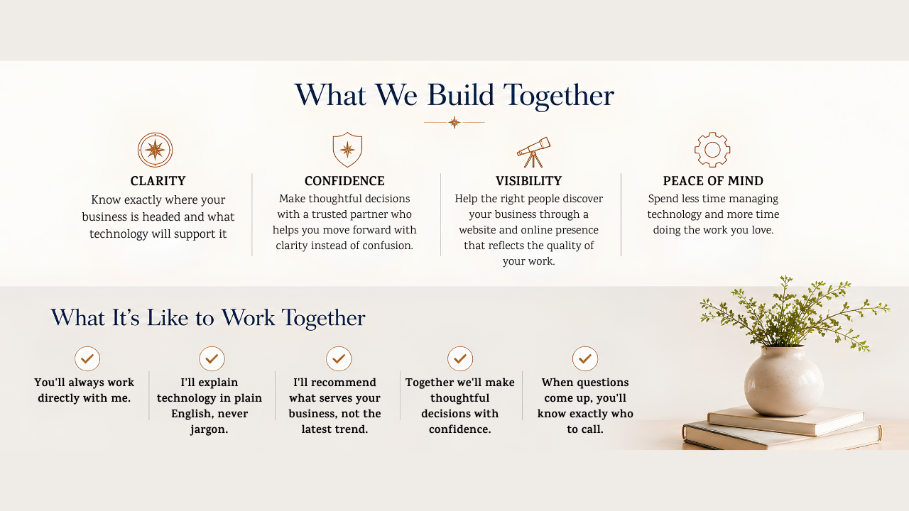Technology support and website design for women coaches, therapists, and practitioners by Beth Schindele