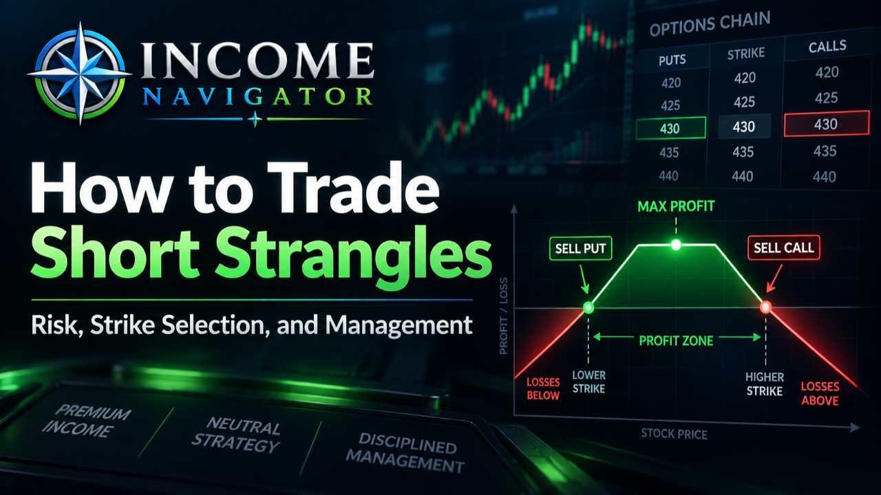 How I trade strangles