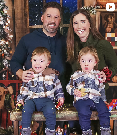 Megan and Mike with their boys