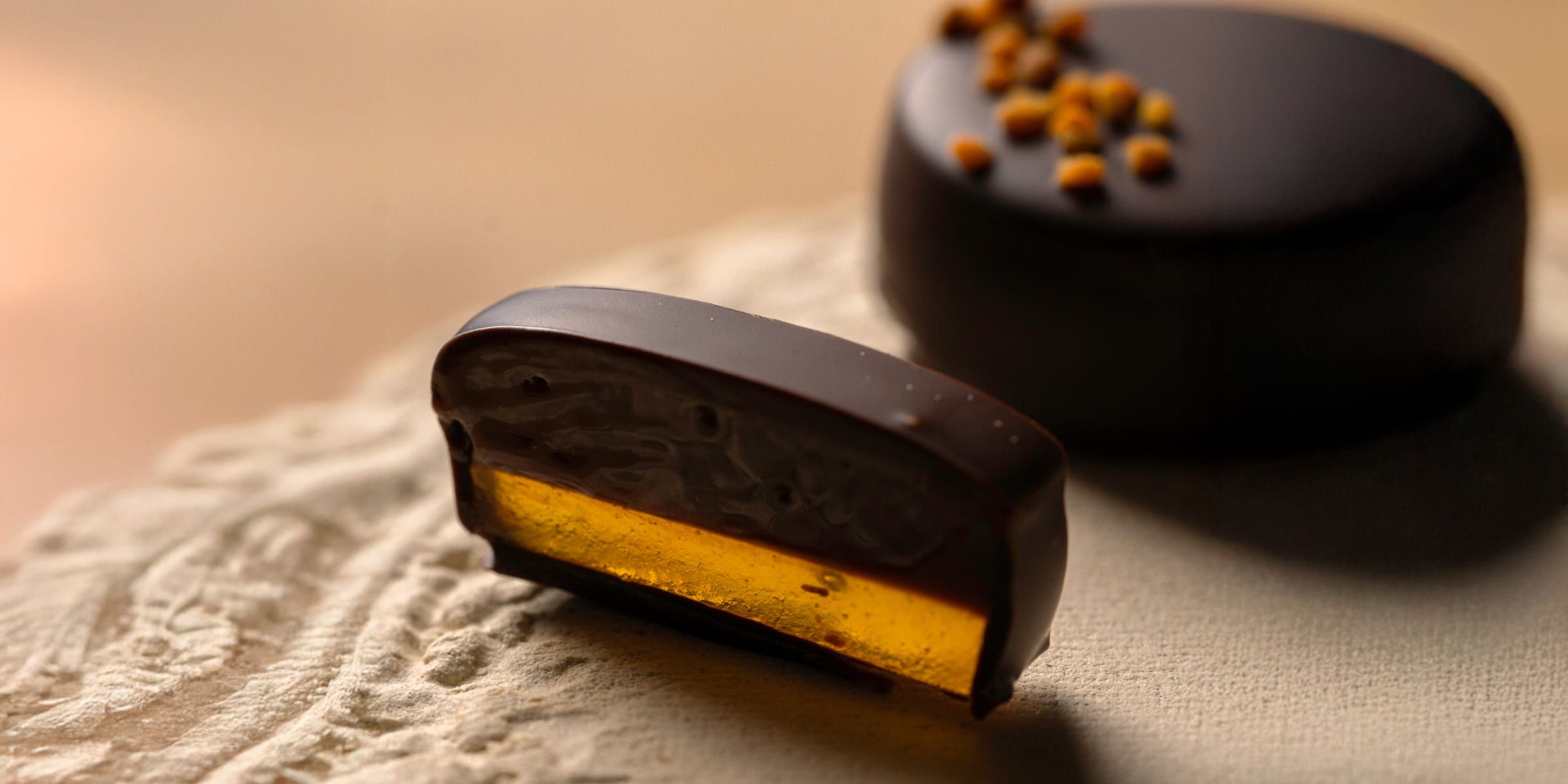 Bombón de chocolate relleno