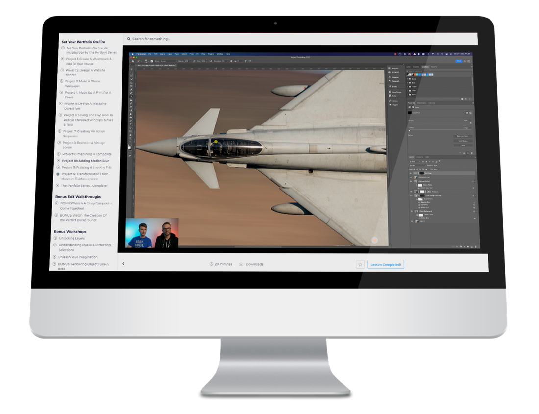 A COAP Online live workshop, editing in Photoshop with our pro instructors