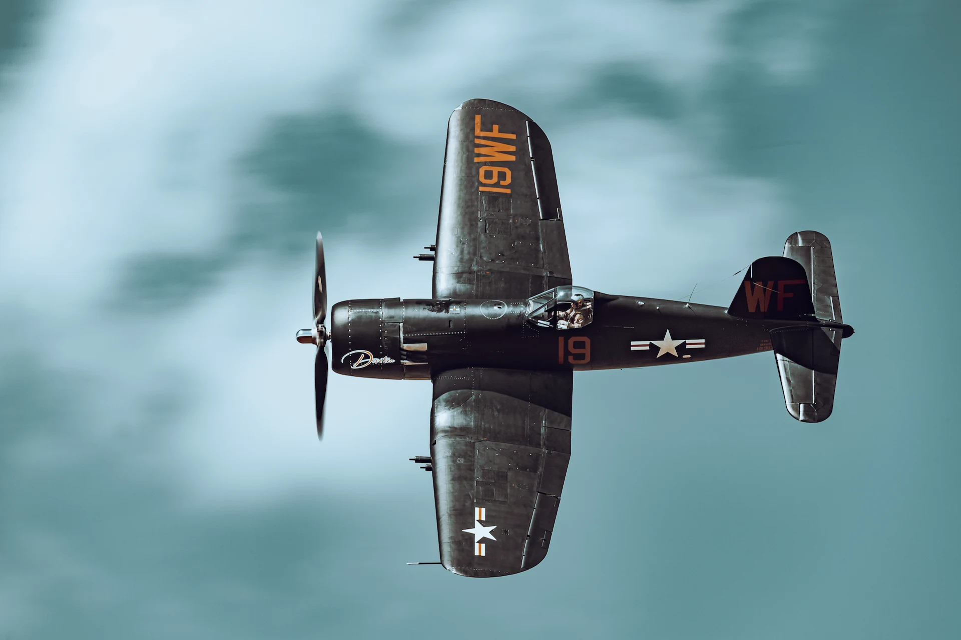A finished aviation print