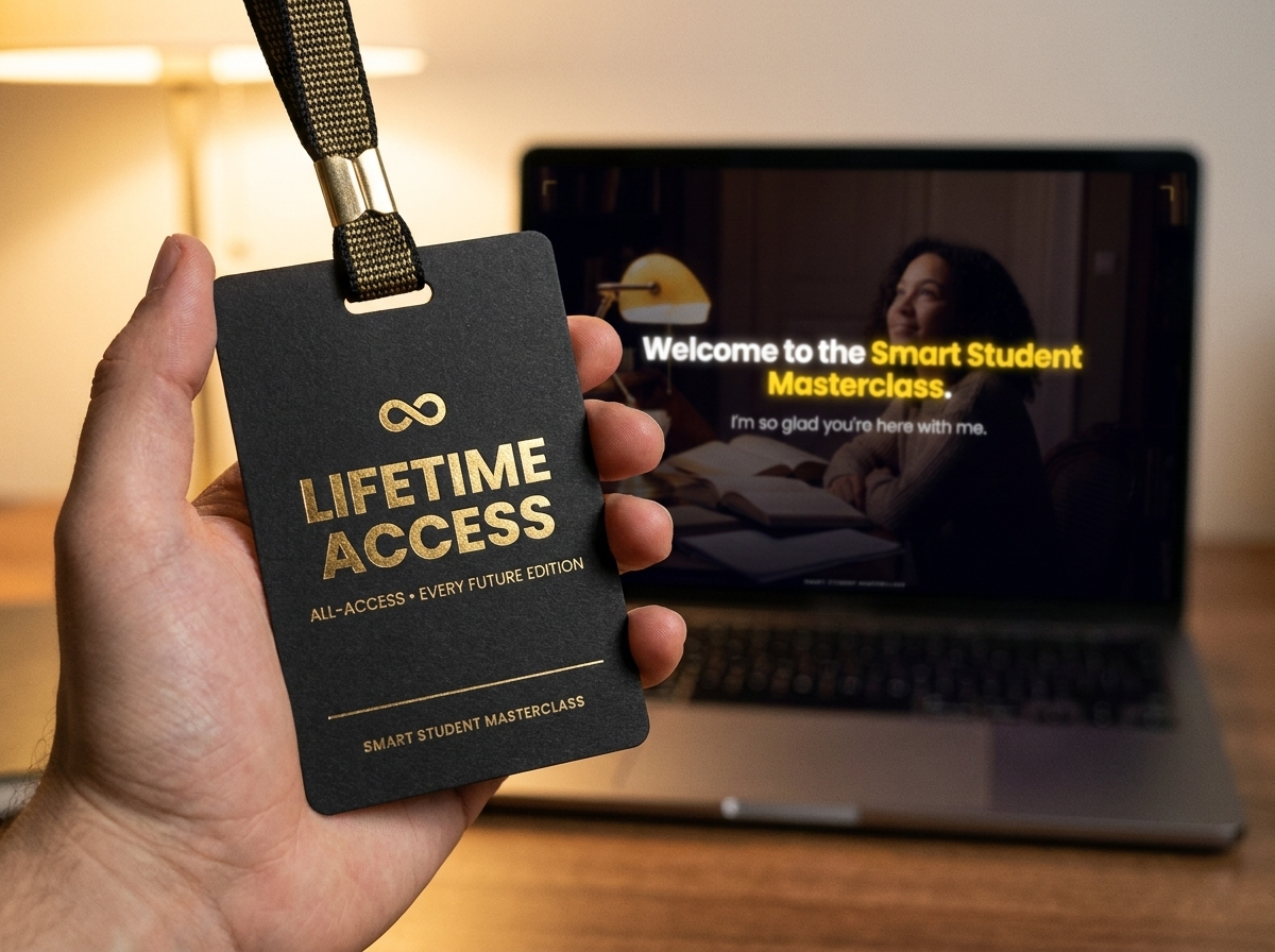 Lifetime access to the Smart Student Masterclass