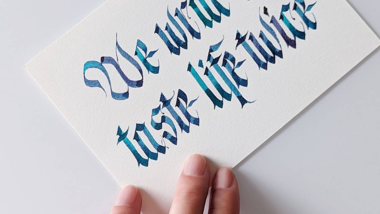 My Favourite Pens for Calligraphy