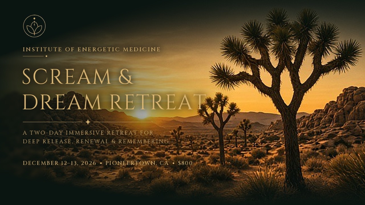 Scream & Dream Retreat — December 12–13, 2026, Pioneertown, California