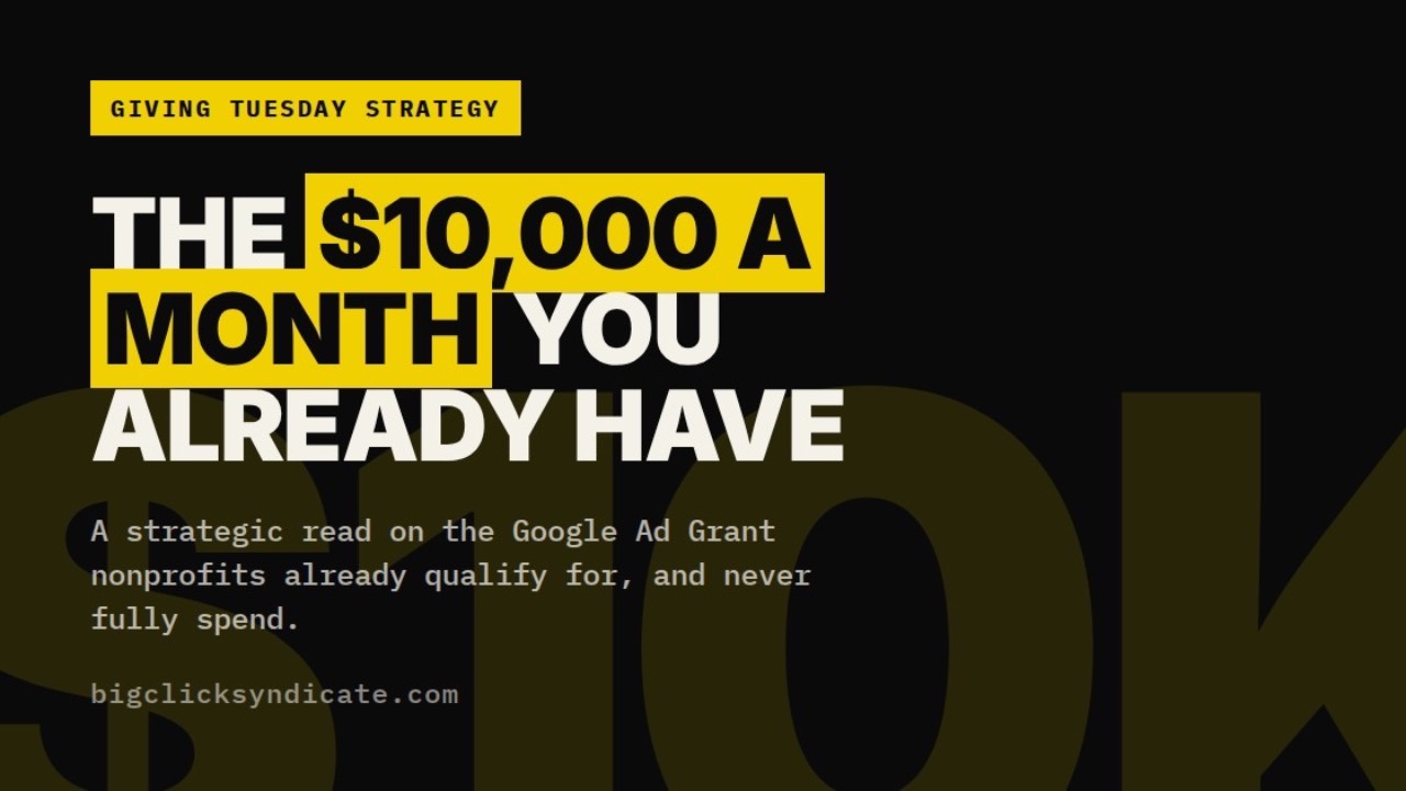 Giving Tuesday free ads