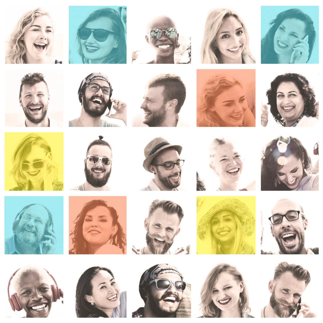 Faces aging in grace 