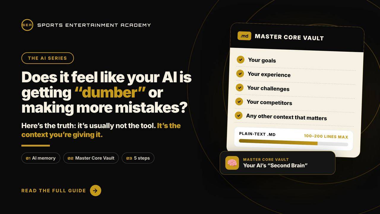 Master Core Vault guide: how to give your AI better context so it stops making mistakes