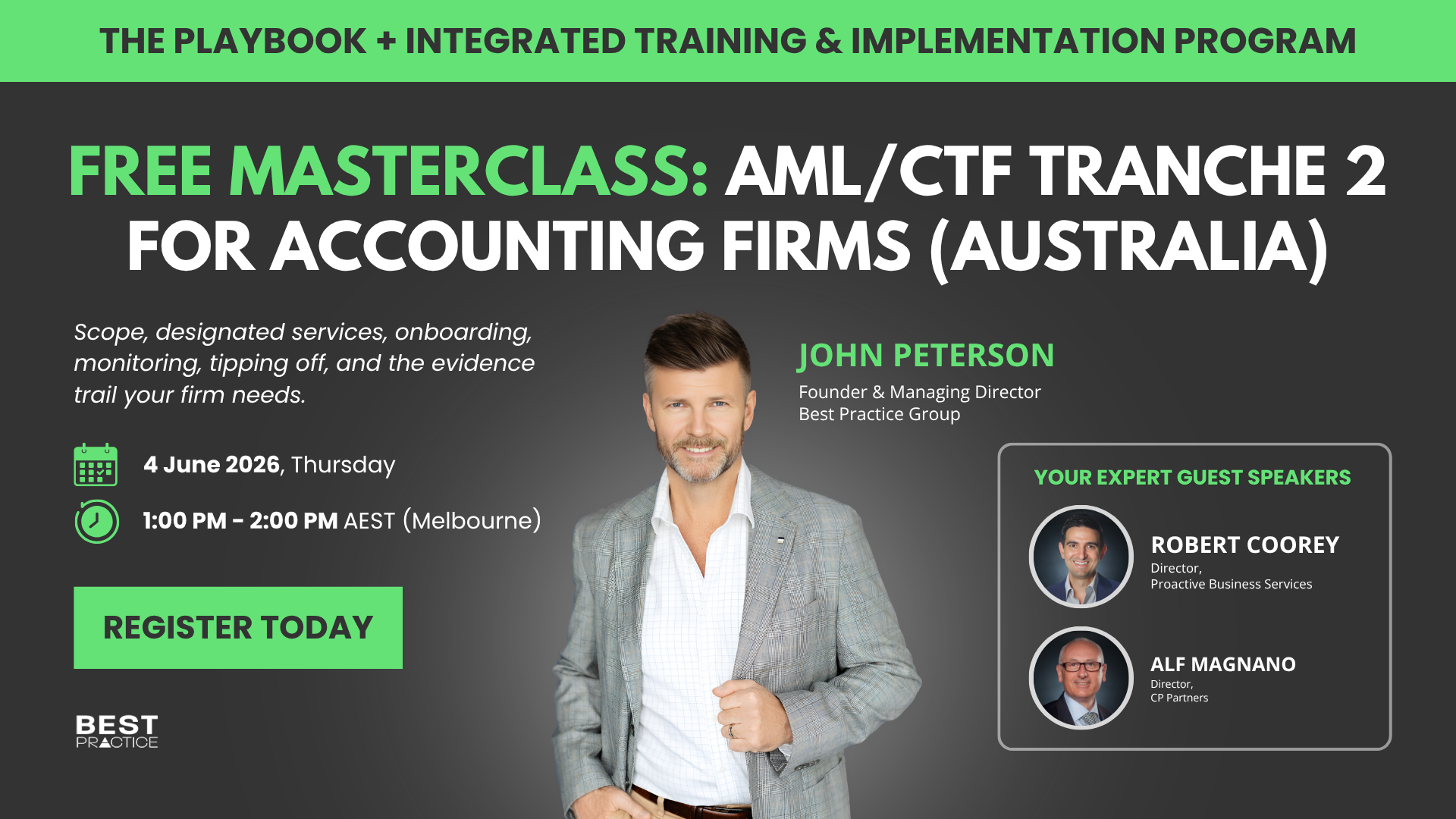 AML/CTF Tranche 2 Training Course Briefing for Accountants