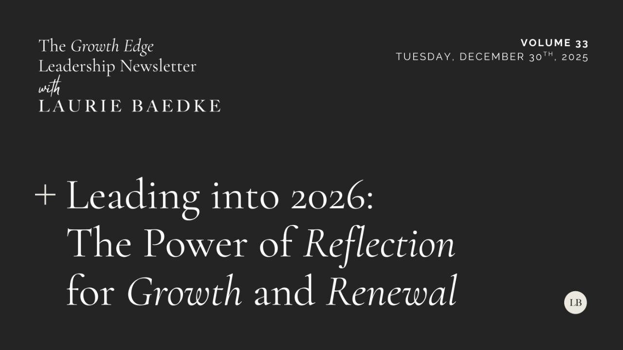 The Power of Reflection for Growth and Renewal