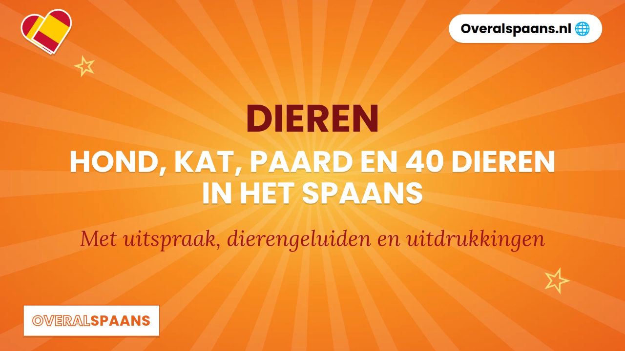 Thumbnail dieren in het Spaans