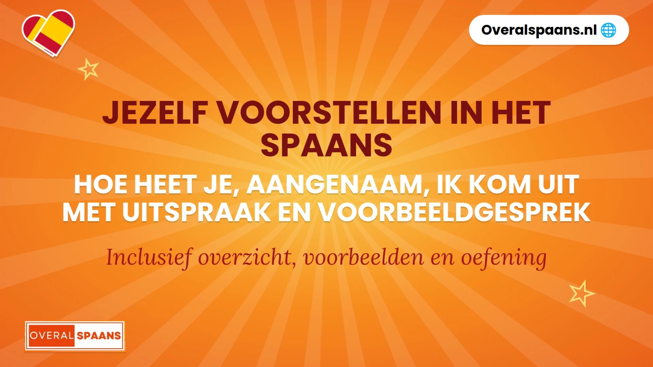 Thumbnail Jezelf voorstellen in het Spaans