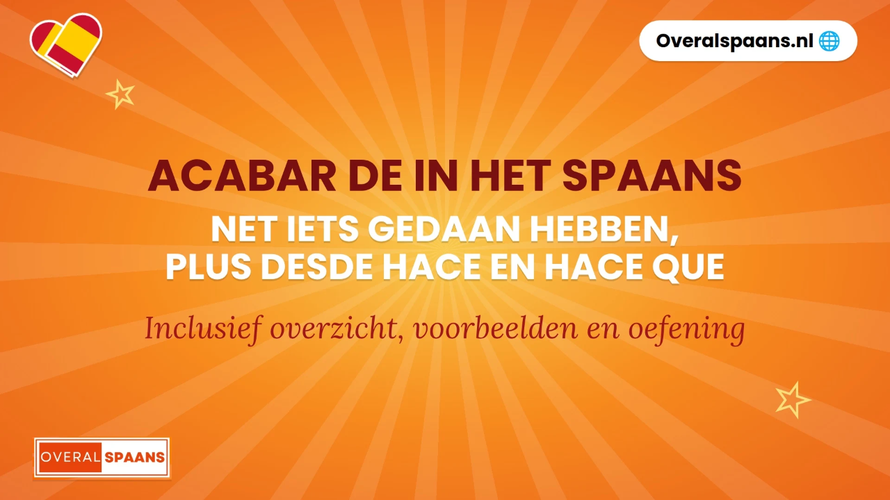 Thumbnail acabar de in het Spaans