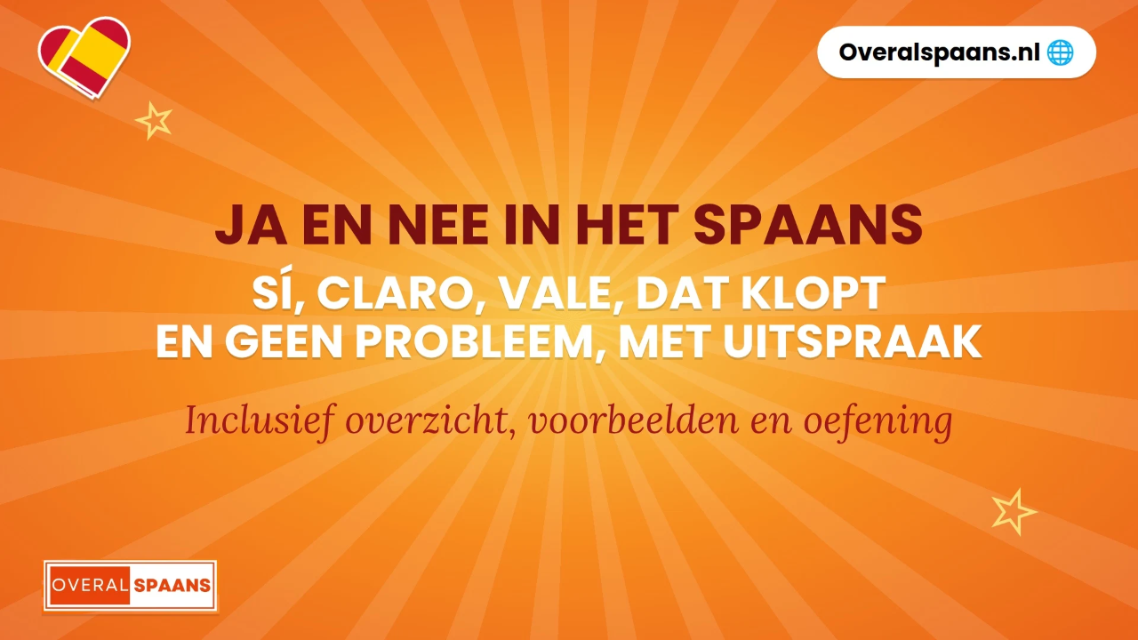 Thumbnail ja en nee in het Spaans