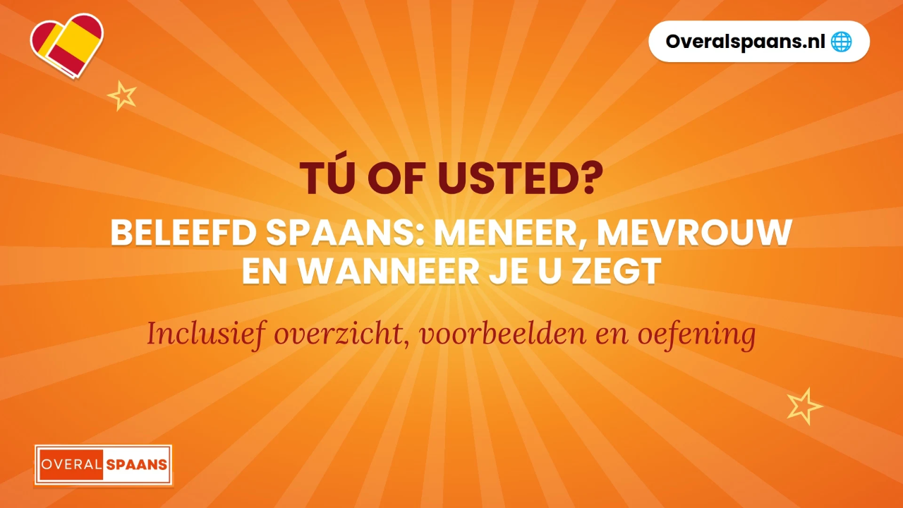 Thumbnail tú of usted in het Spaans
