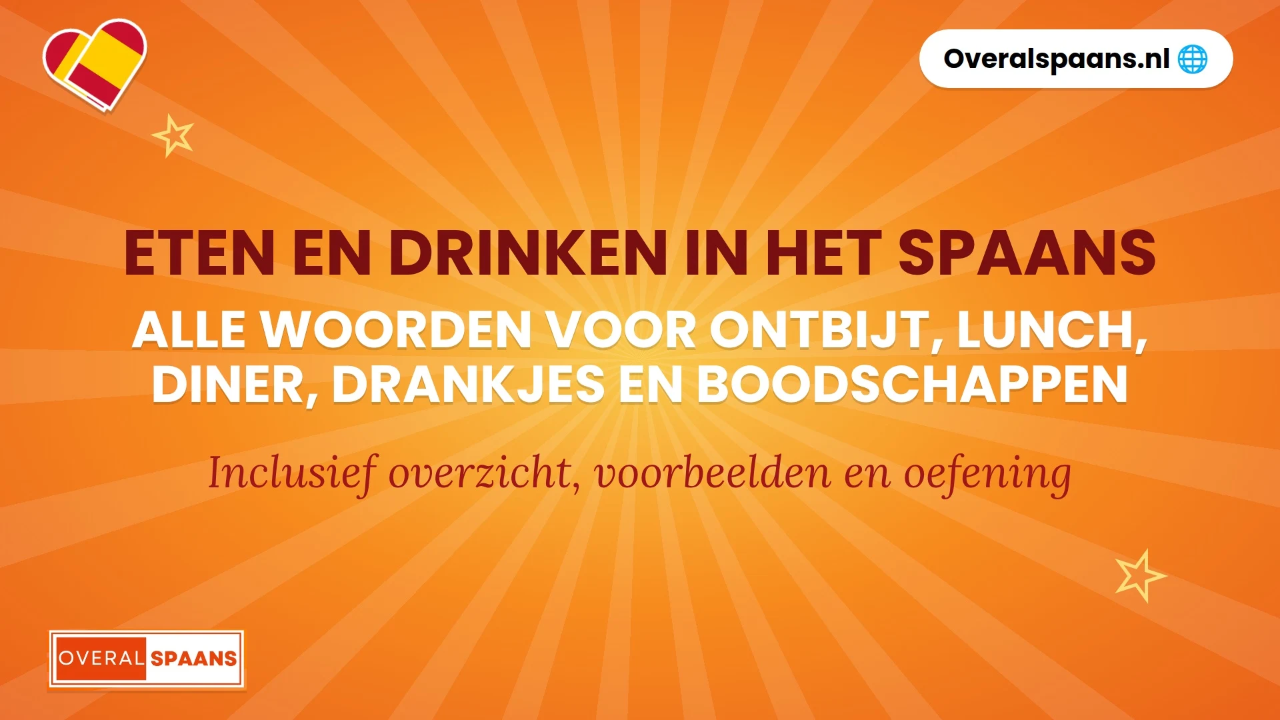 Eten en drinken in het Spaans thumbnail
