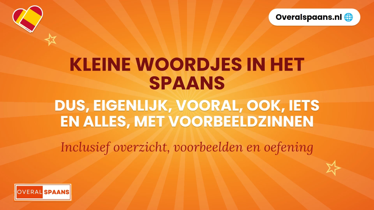 Thumbnail kleine woordjes in het Spaans