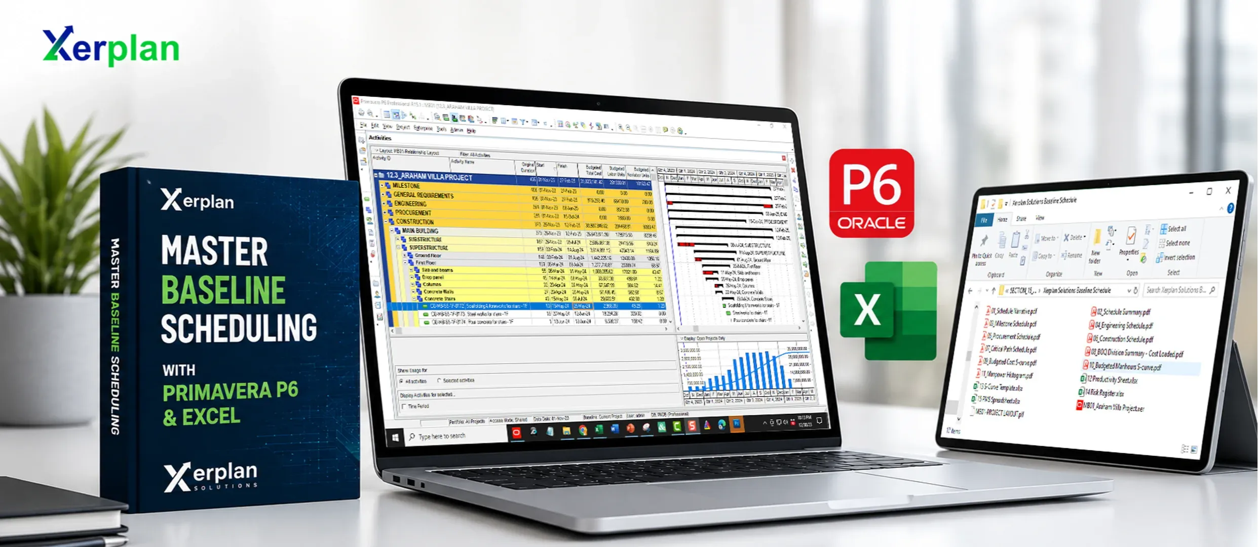 Master Baseline Scheduling with Primavera p6 and Excel Training course