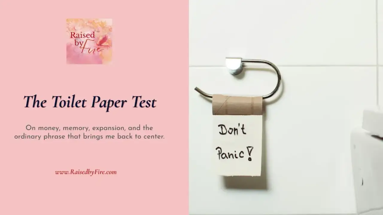 The Toilet Paper Test - Laura Doughty Blog