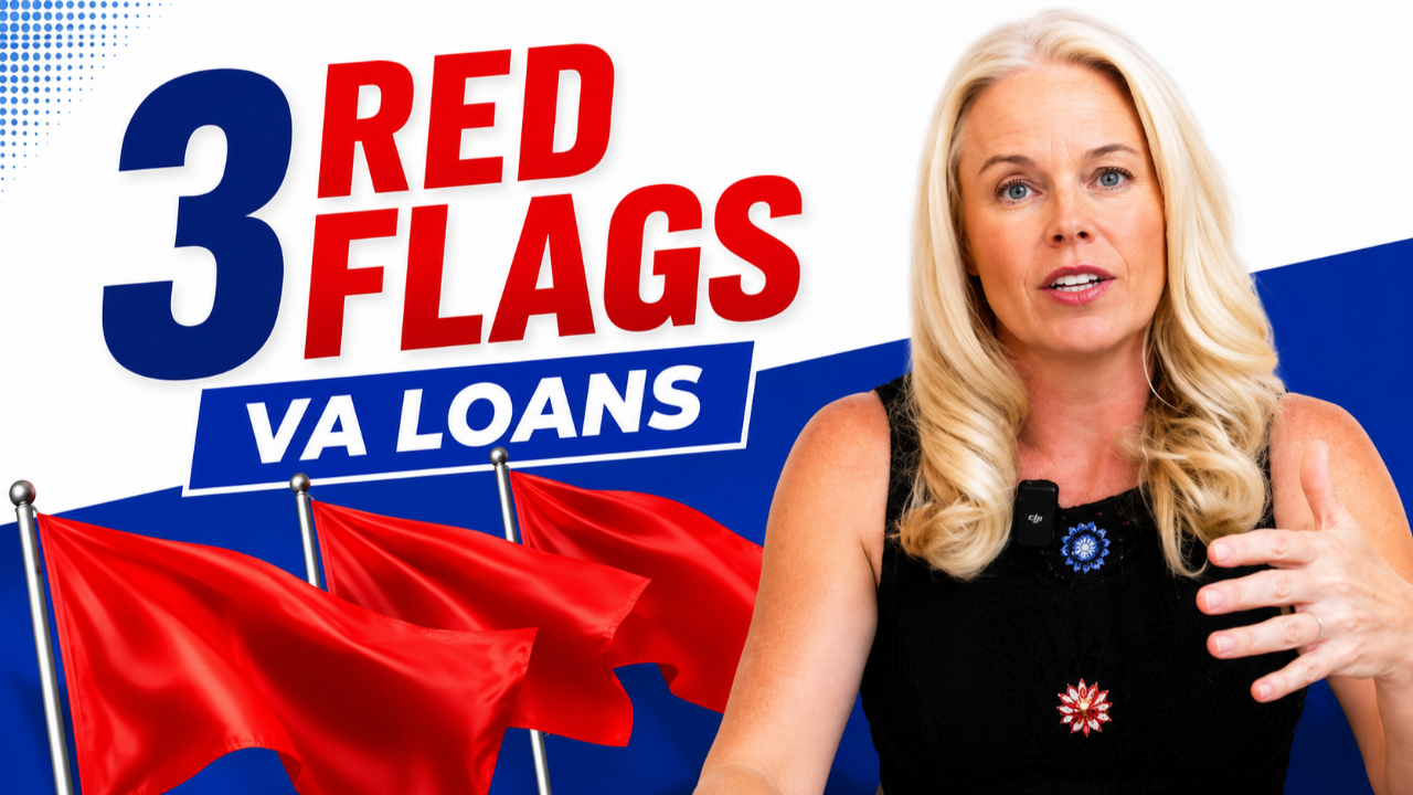 expert mortgage explains the biggest VA loan officer red flags veterans should watch for when getting pre-approved for a mortgage