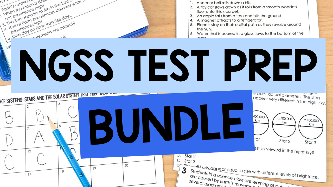 5th Grade NGSS Test Prep Bundle