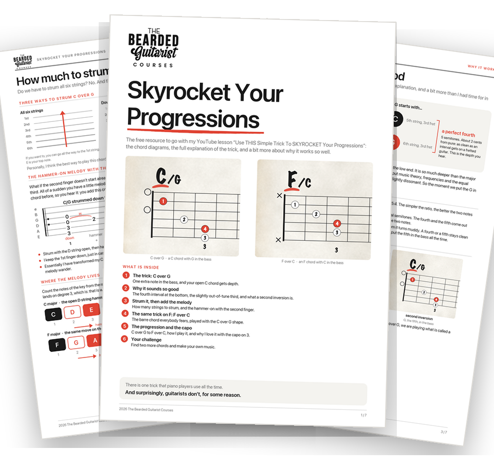 Pages from the Skyrocket Your Progressions PDF