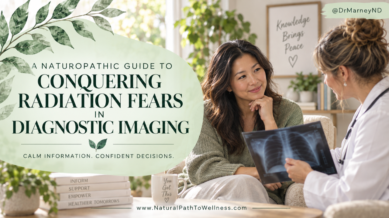 Patient discussing CT scan and X-ray radiation concerns with a healthcare provider