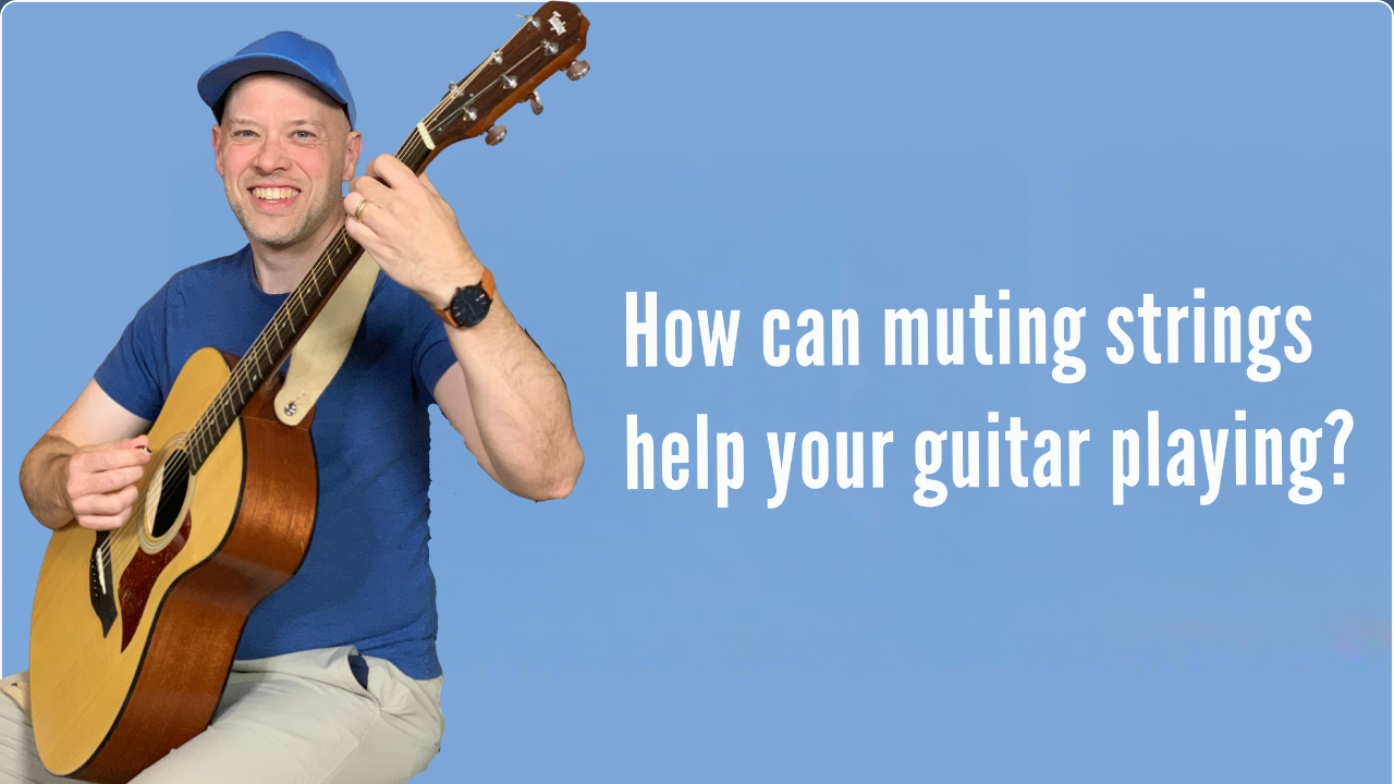 How can muting strings help your guitar playing?