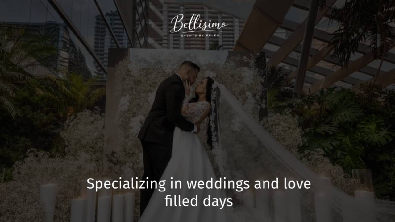 Bellisimo Events by Belen — wedding