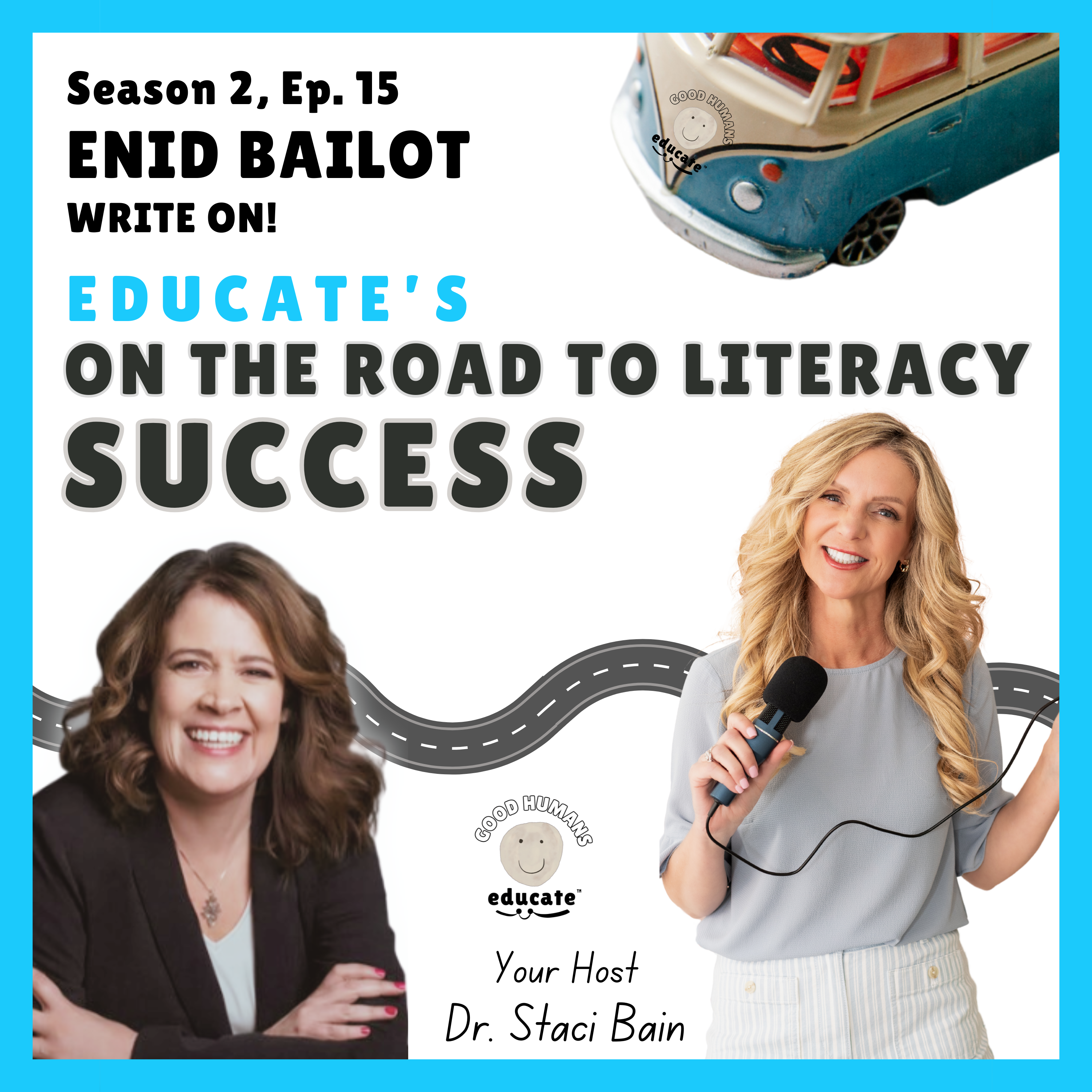 Season 2, Ep. 15: Write ON! with Enid Bailot episode artwork