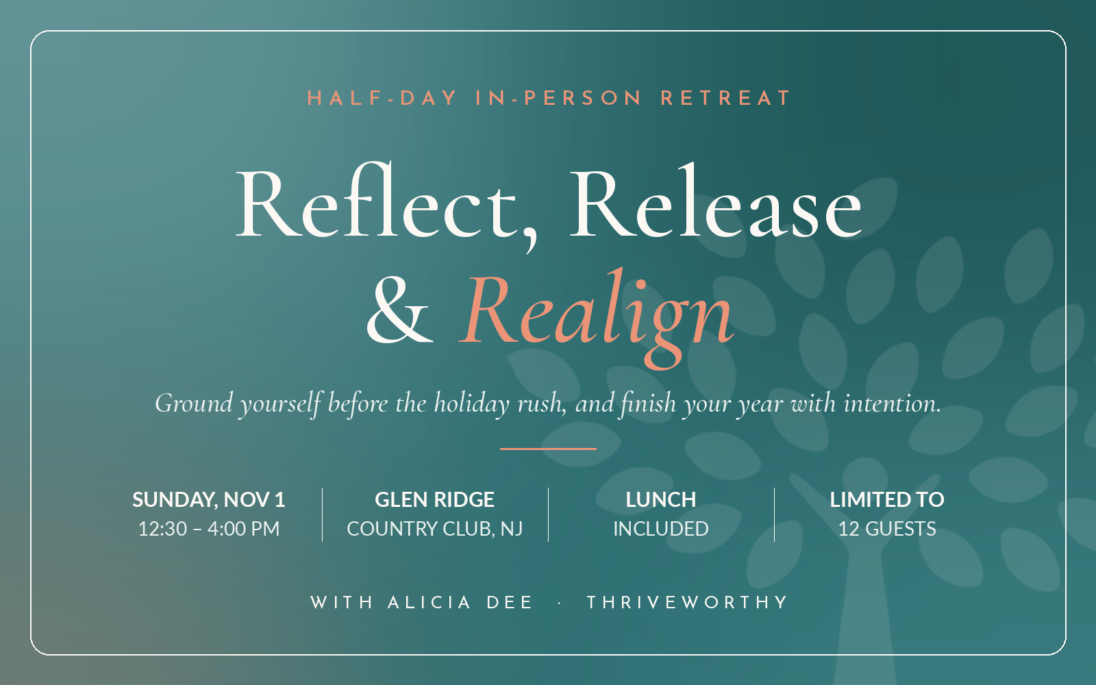Alicia Dee, ThriveWorthy
