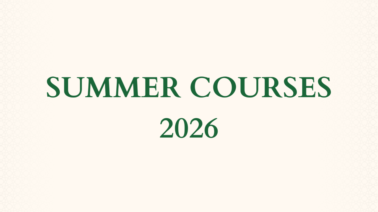 Summer Courses 2026
