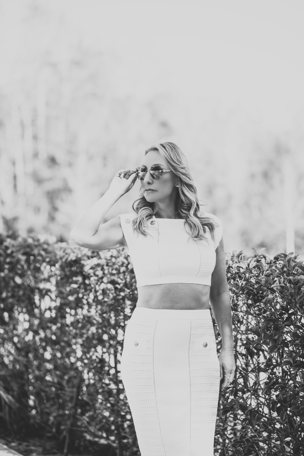 Brooke outdoors in sunglasses