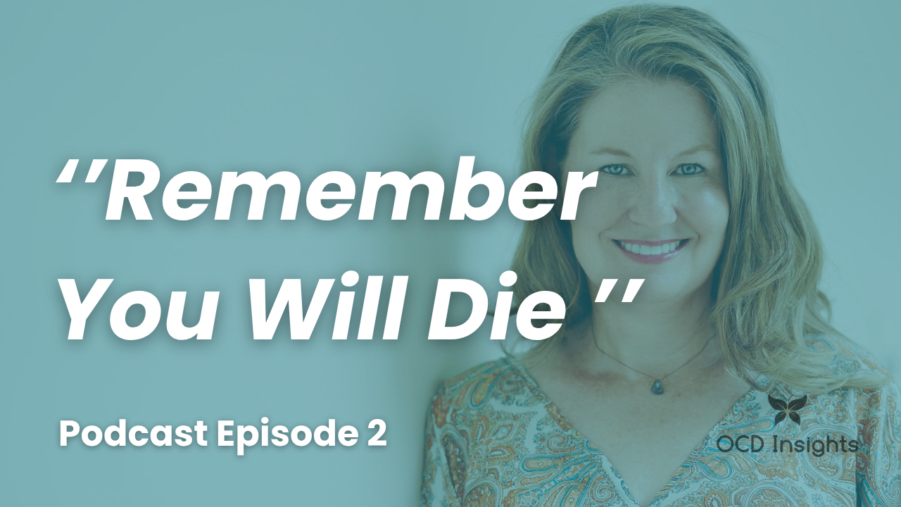 Samantha Bray and Hansa Bergwall discussing mortality awareness and OCD recovery on the OCD Insights Podcast.