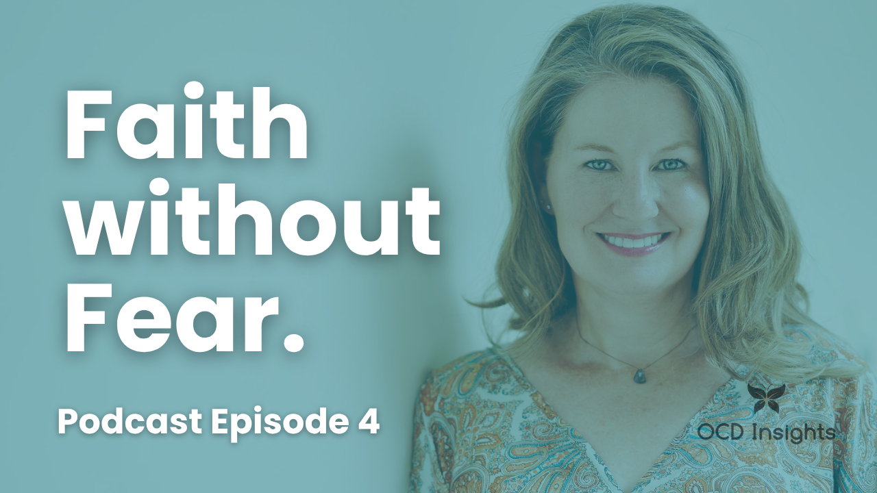 Samantha Bray LCSW and Jamie Eckert discussing scrupulosity and religious OCD treatment on OCD Insights podcast