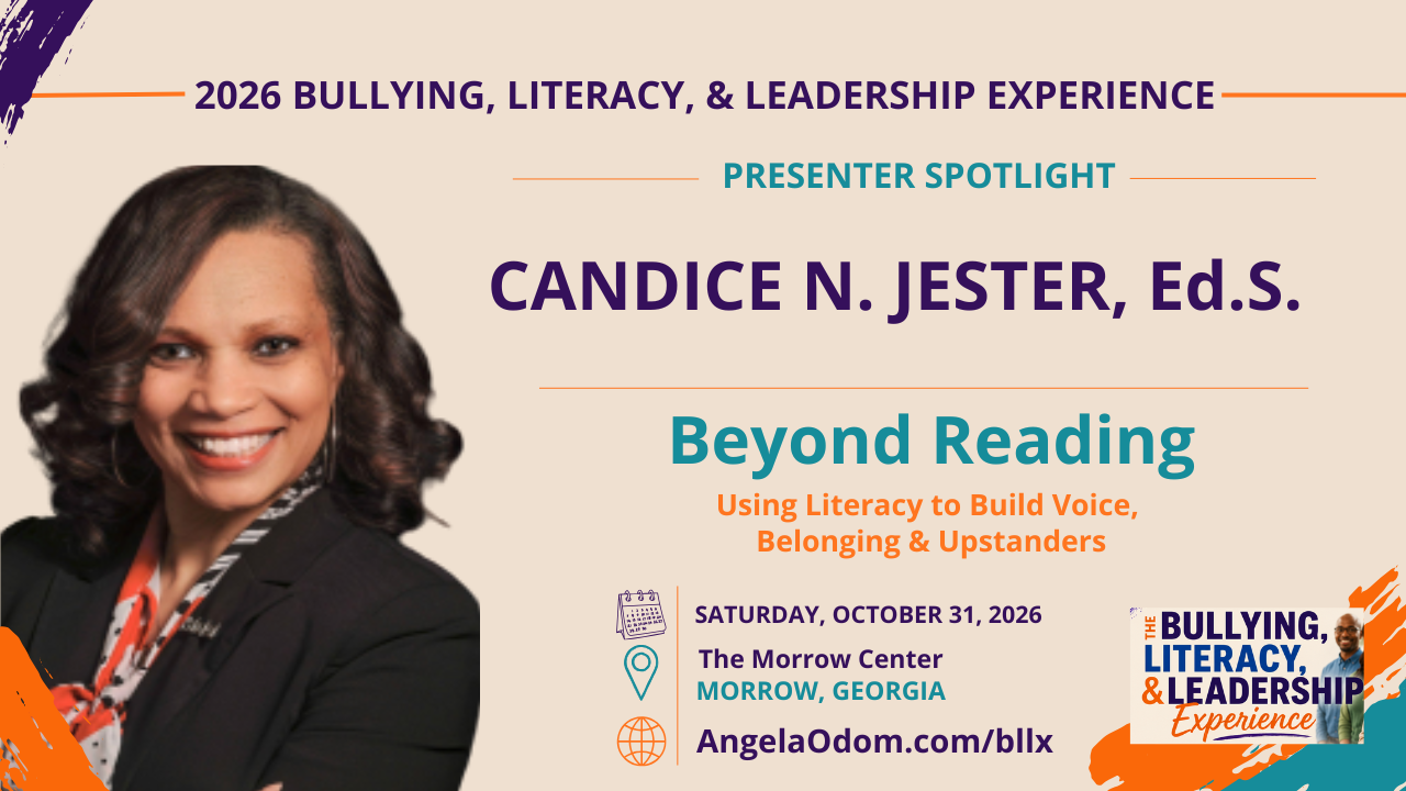 Candice N. Jester, Ed.S., BLLX 2026 presenter for Beyond Reading: Using Literacy to Build Voice, Belonging & Upstanders