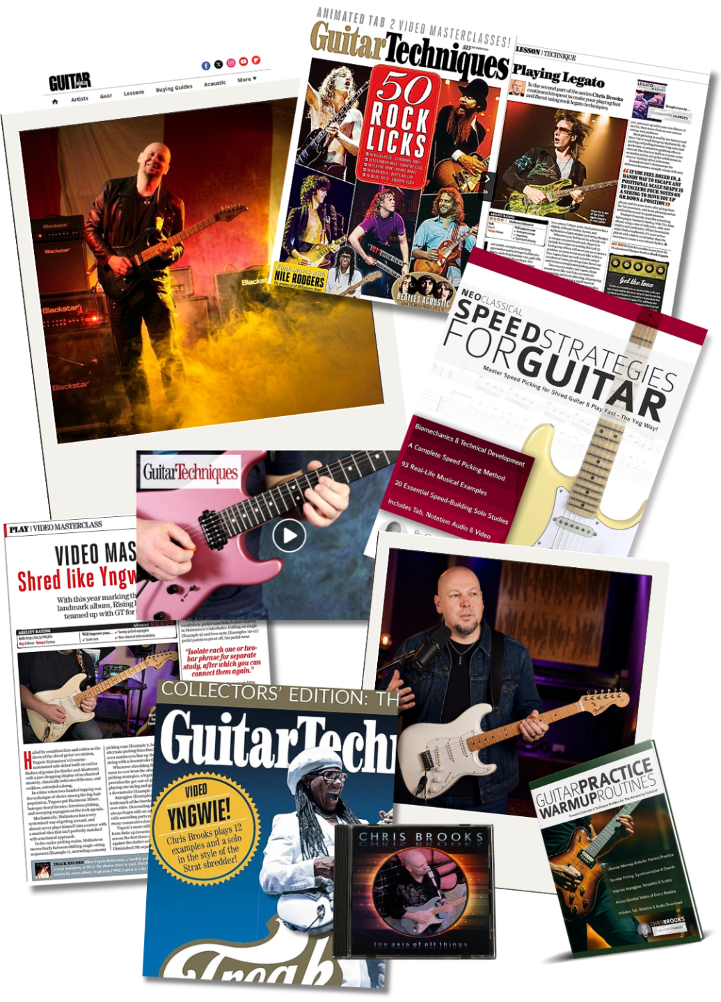 Leading publications call on my expertise in the Yngwie Malmsteen system for their columns