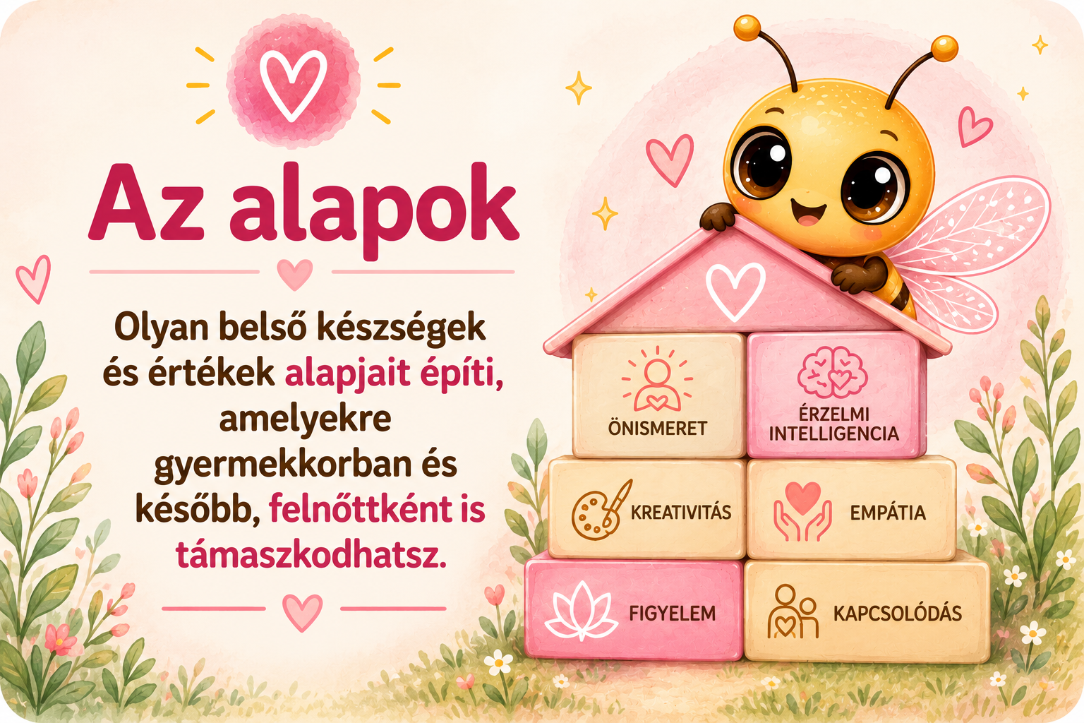 Az alapok - érzelmi és kreatív készségek, amelyekre gyermekkorban és felnőttként is támaszkodhatsz