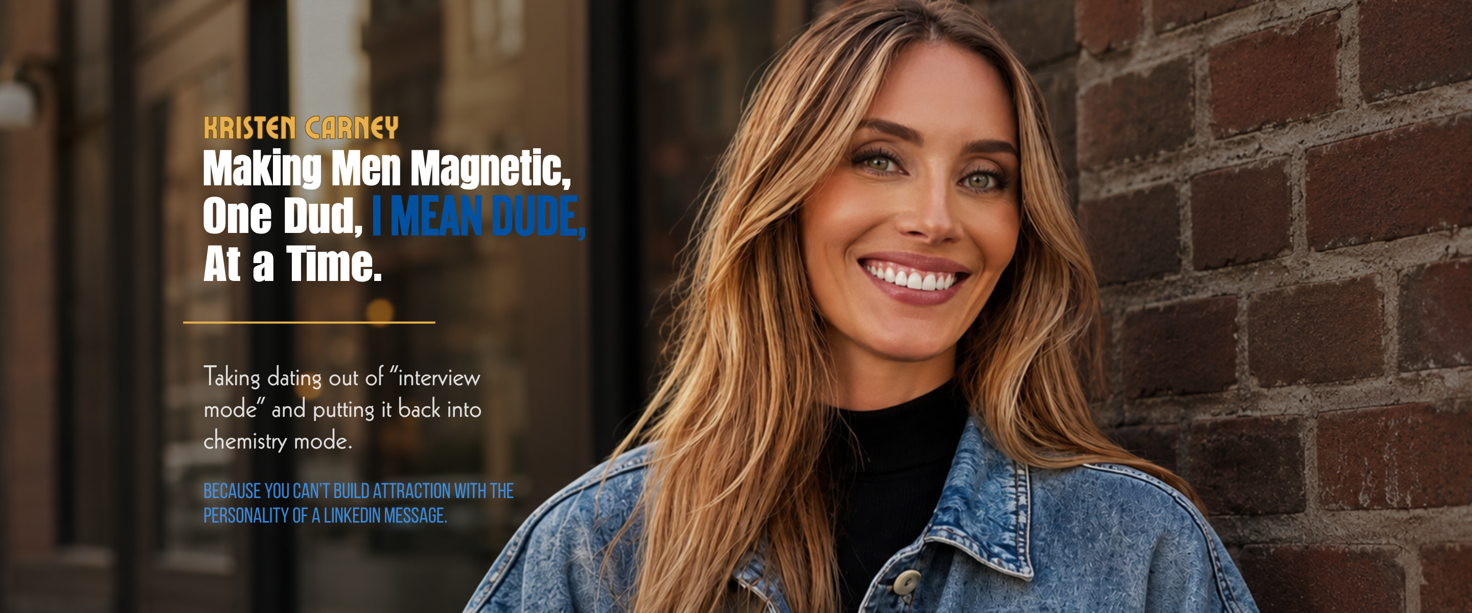 Dating Coach World's Only Banter Coach Making Men Magnetic Again Kristen Carney