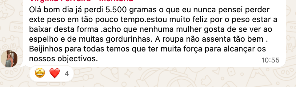 Print de resultado real, anonimizado