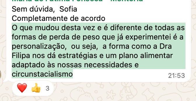 Print de resultado real do Caso 3, anonimizado