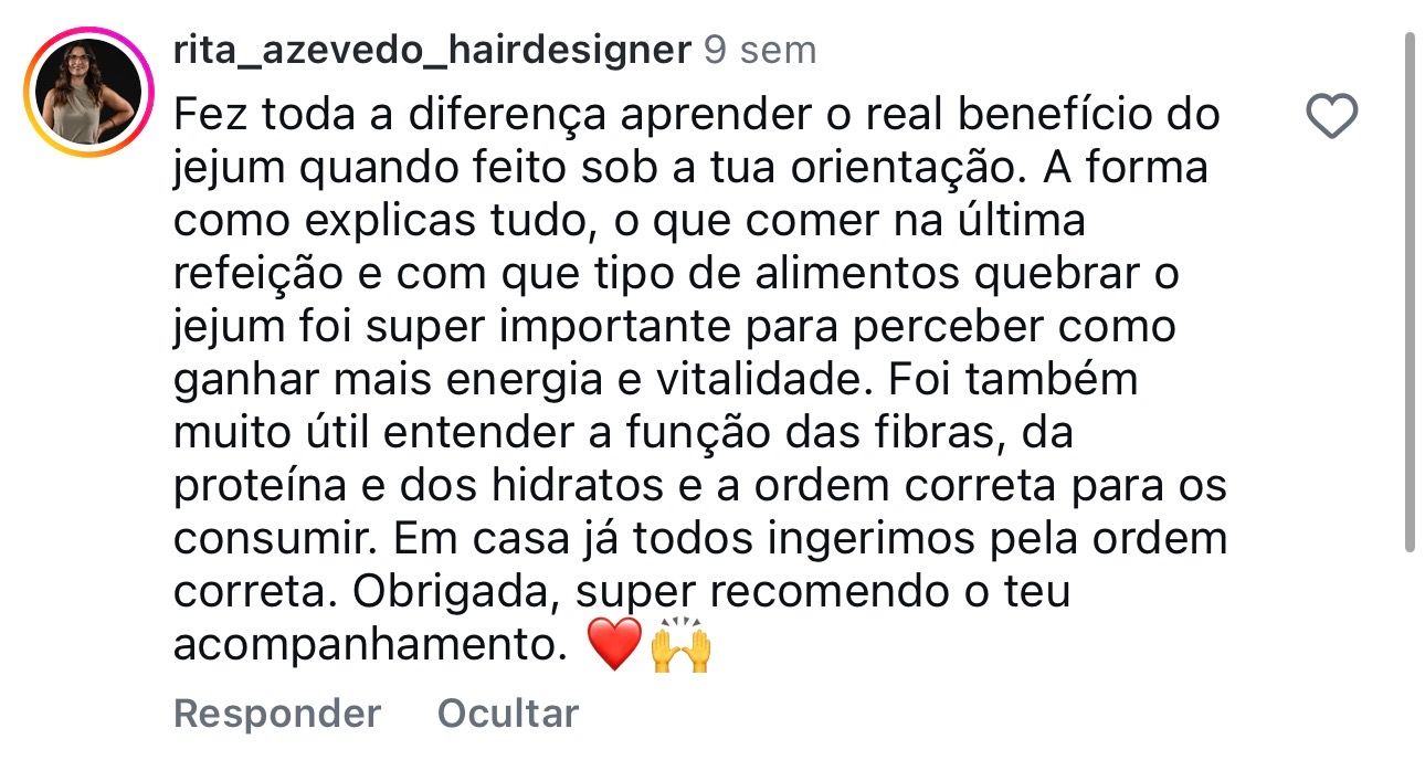Testemunho real