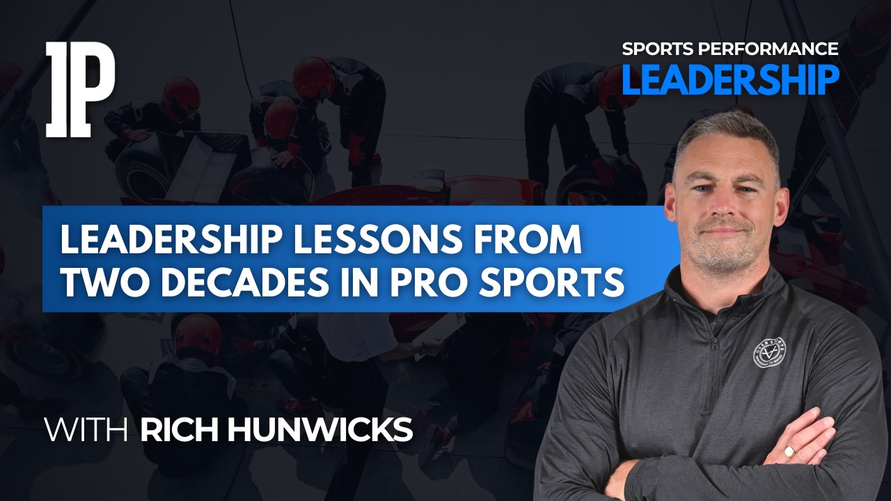Leadership Lessons from Two Decades in Pro Sports