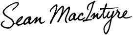 Sean MacIntyre signature