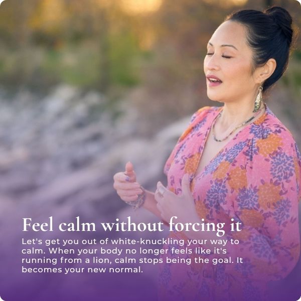 Feel calm without forcing it